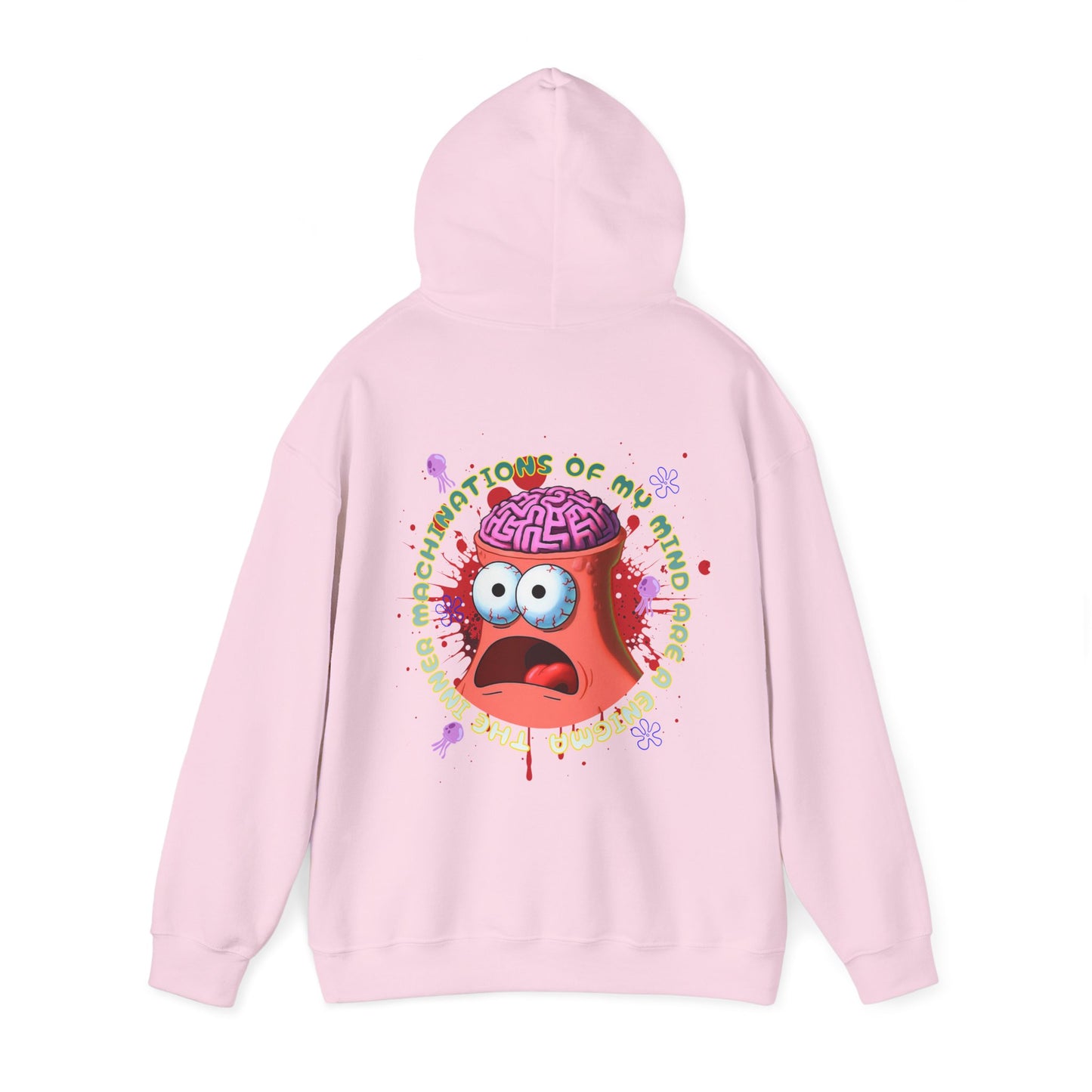 Funny Patrick Star Heavy Cotton Hoodie - Inner Machinations Design