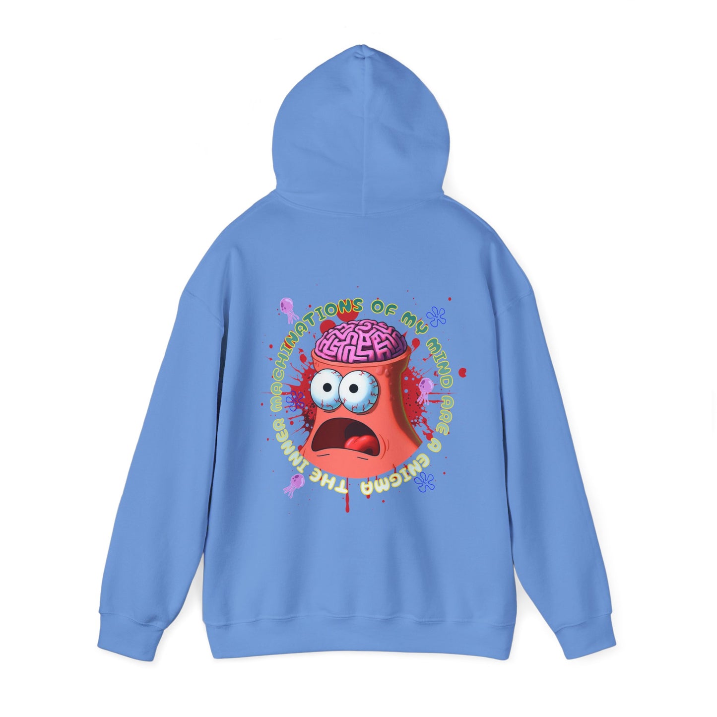 Funny Patrick Star Heavy Cotton Hoodie - Inner Machinations Design