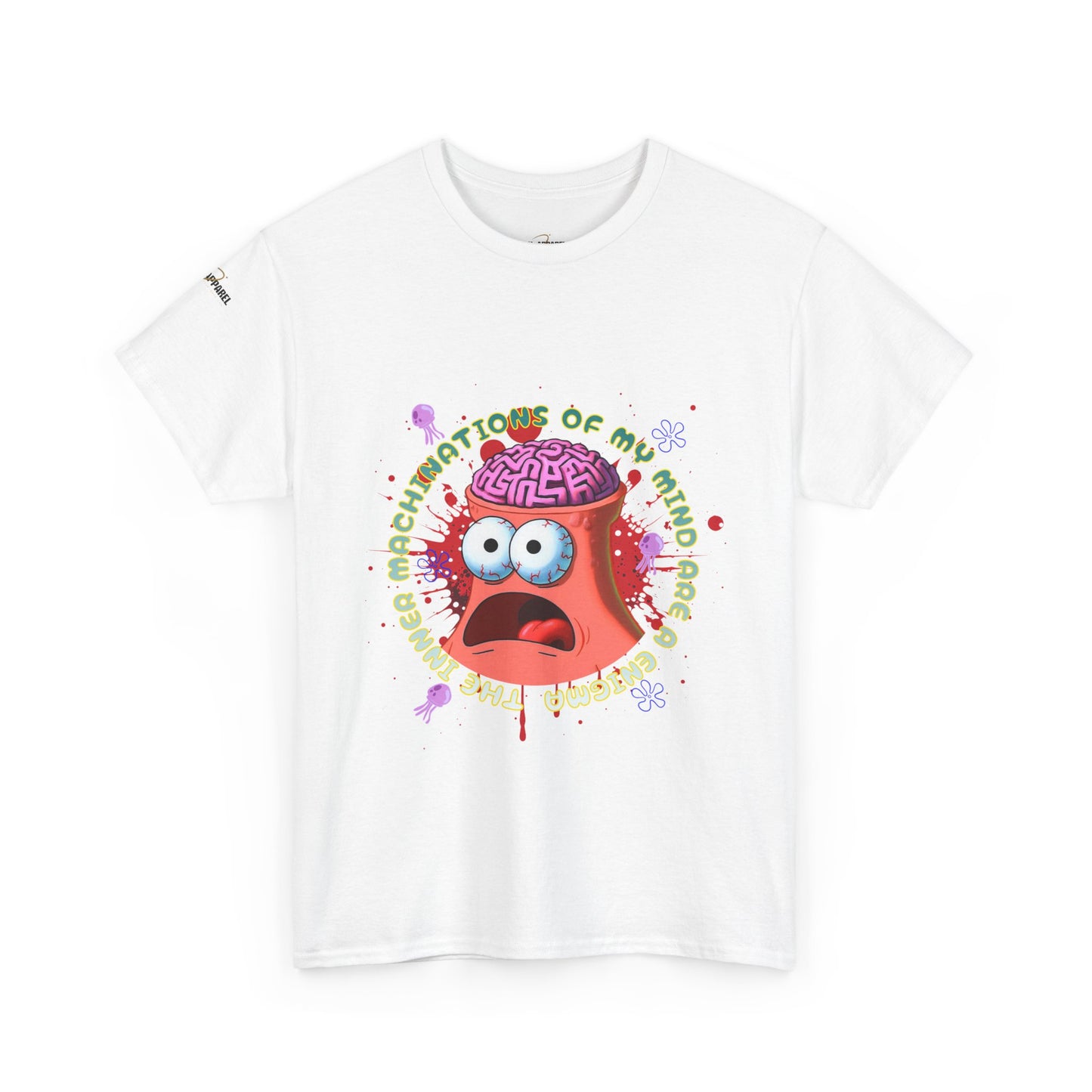 Funny Patrick Star Heavy Cotton Tee - Inner Machinations Design