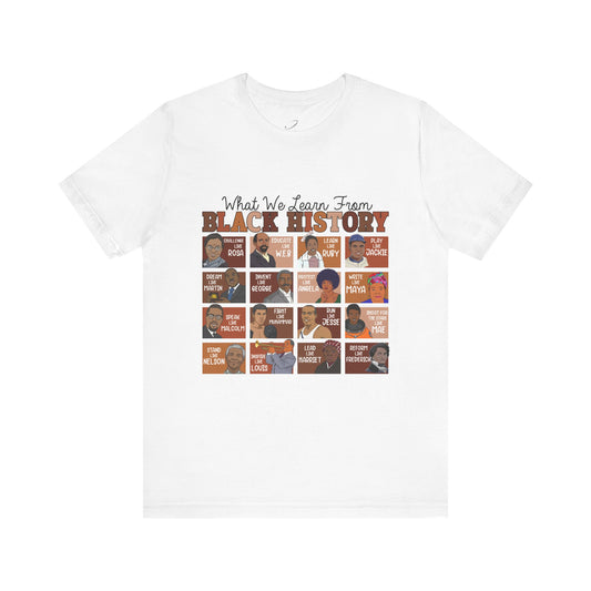 Black History Unisex Tee - Looking Back Through History