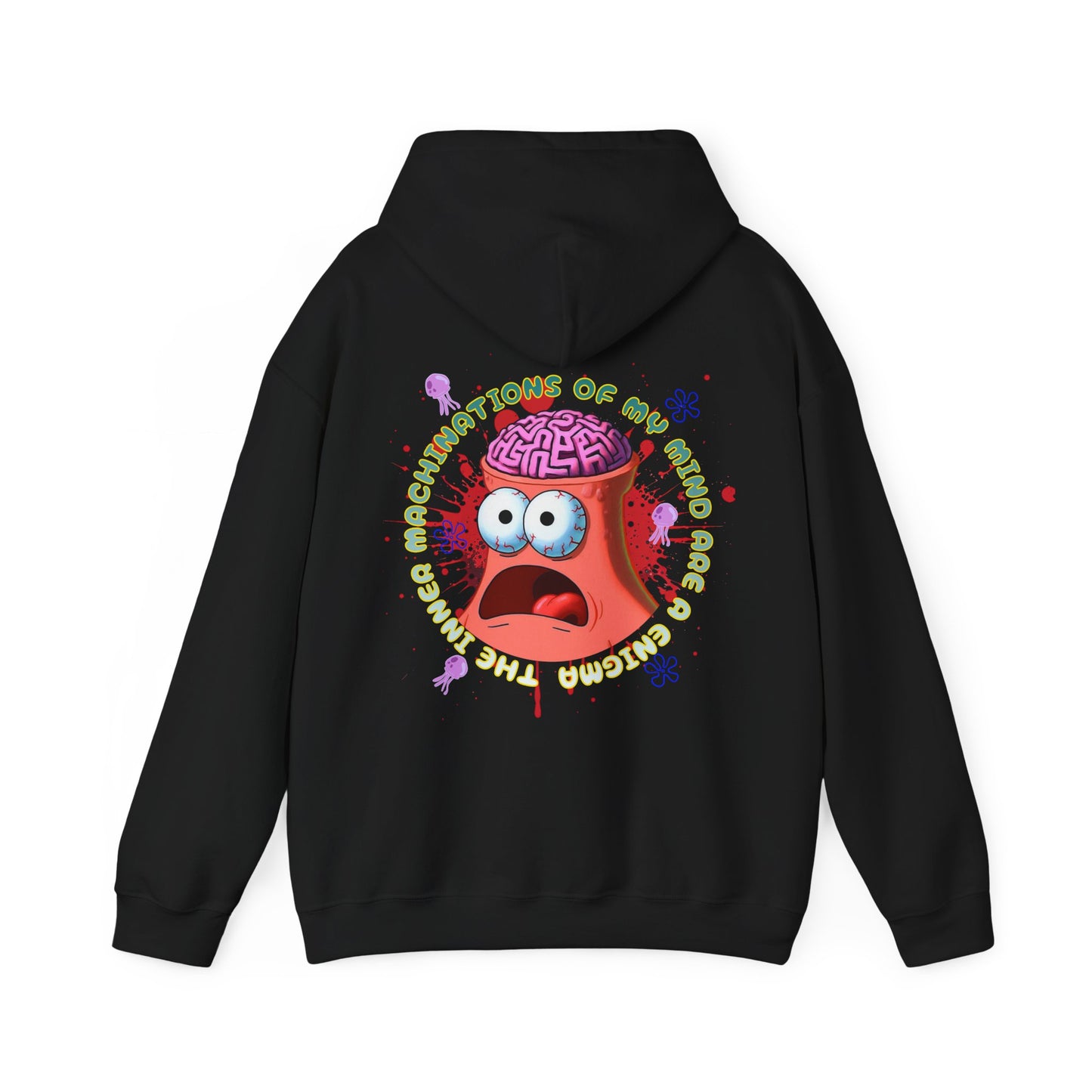 Funny Patrick Star Heavy Cotton Hoodie - Inner Machinations Design