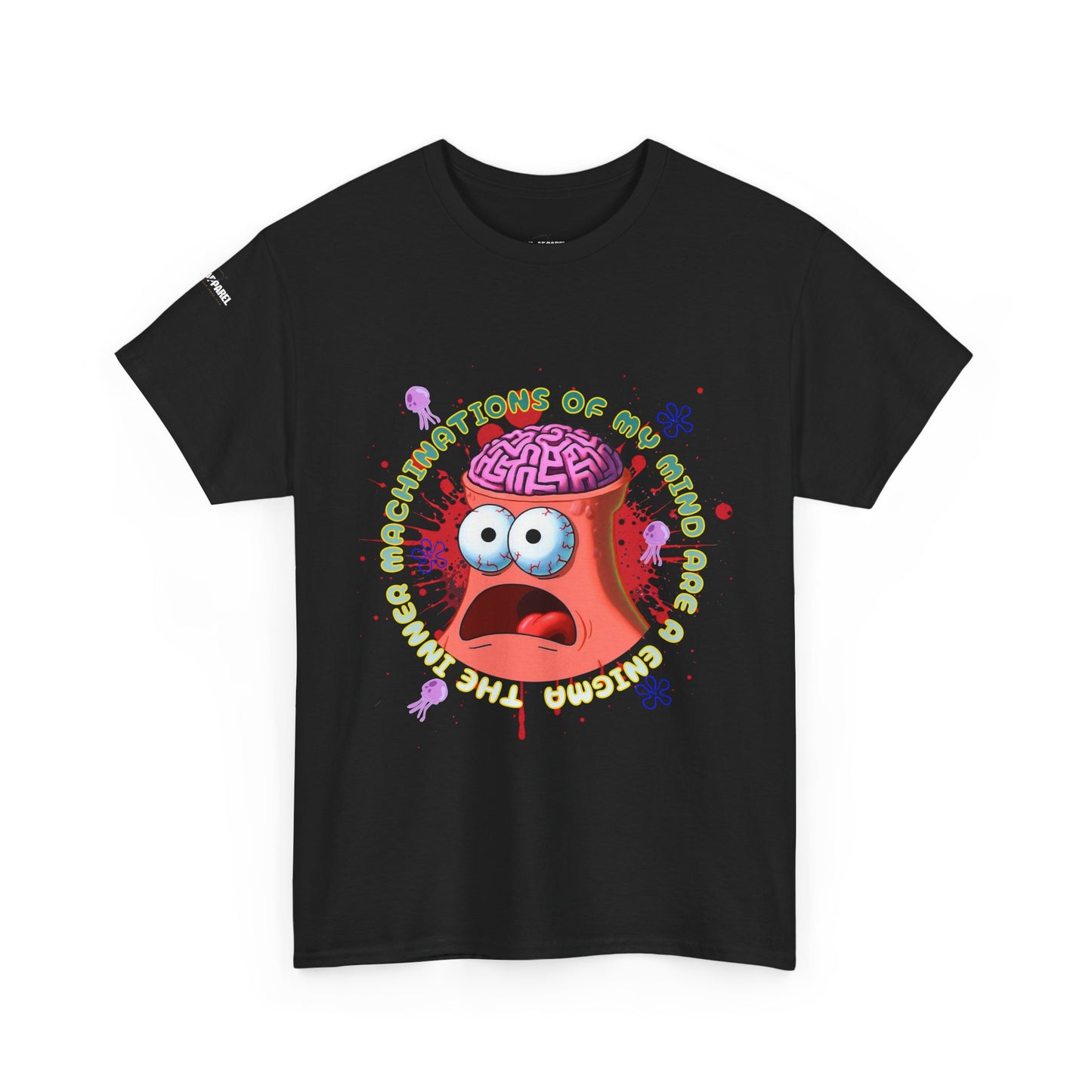 Funny Patrick Star Heavy Cotton Tee - Inner Machinations Design