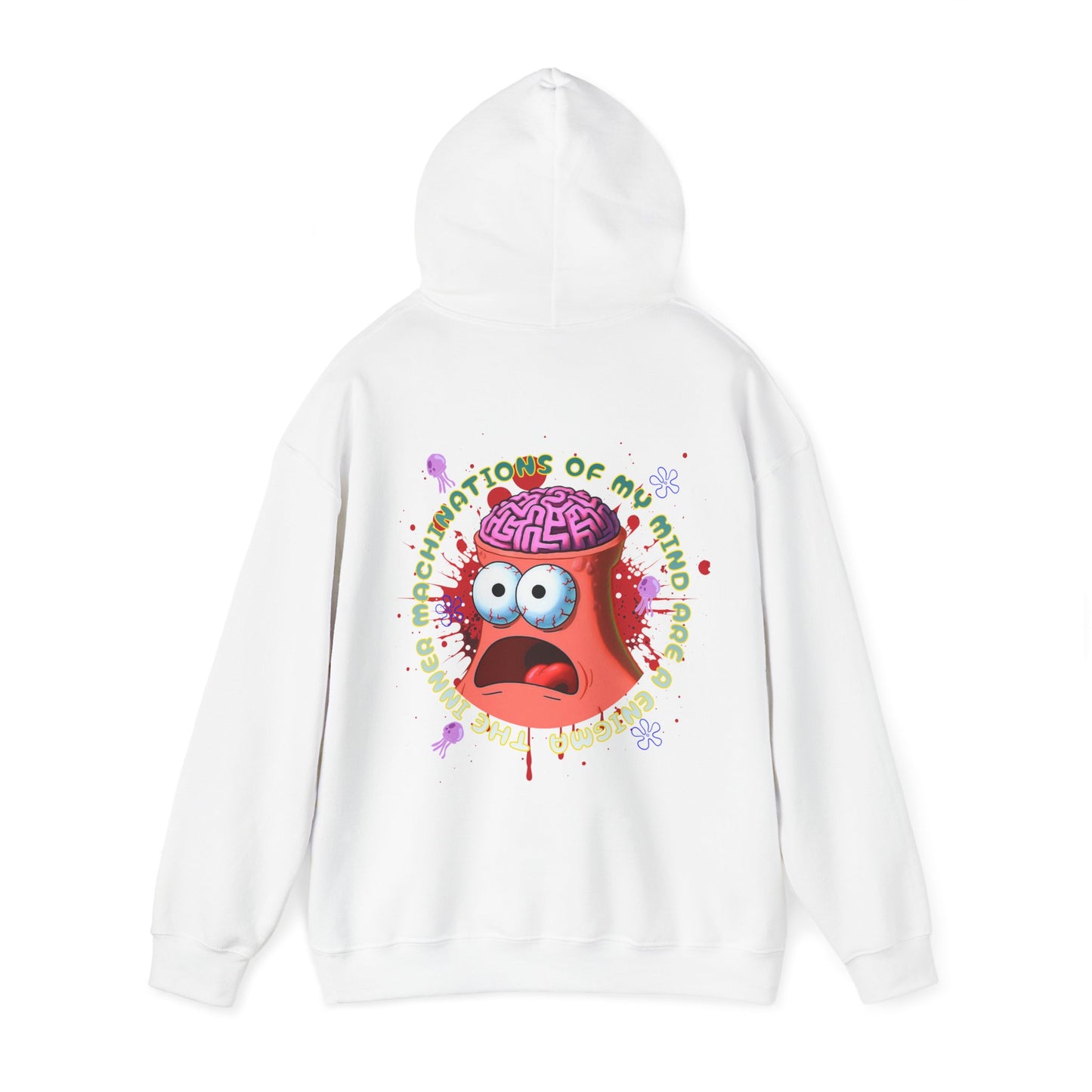 Funny Patrick Star Heavy Cotton Hoodie - Inner Machinations Design