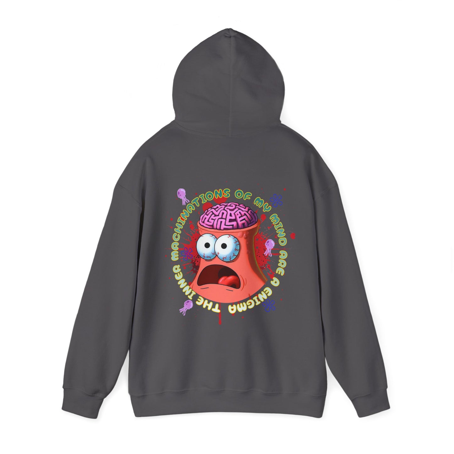 Funny Patrick Star Heavy Cotton Hoodie - Inner Machinations Design