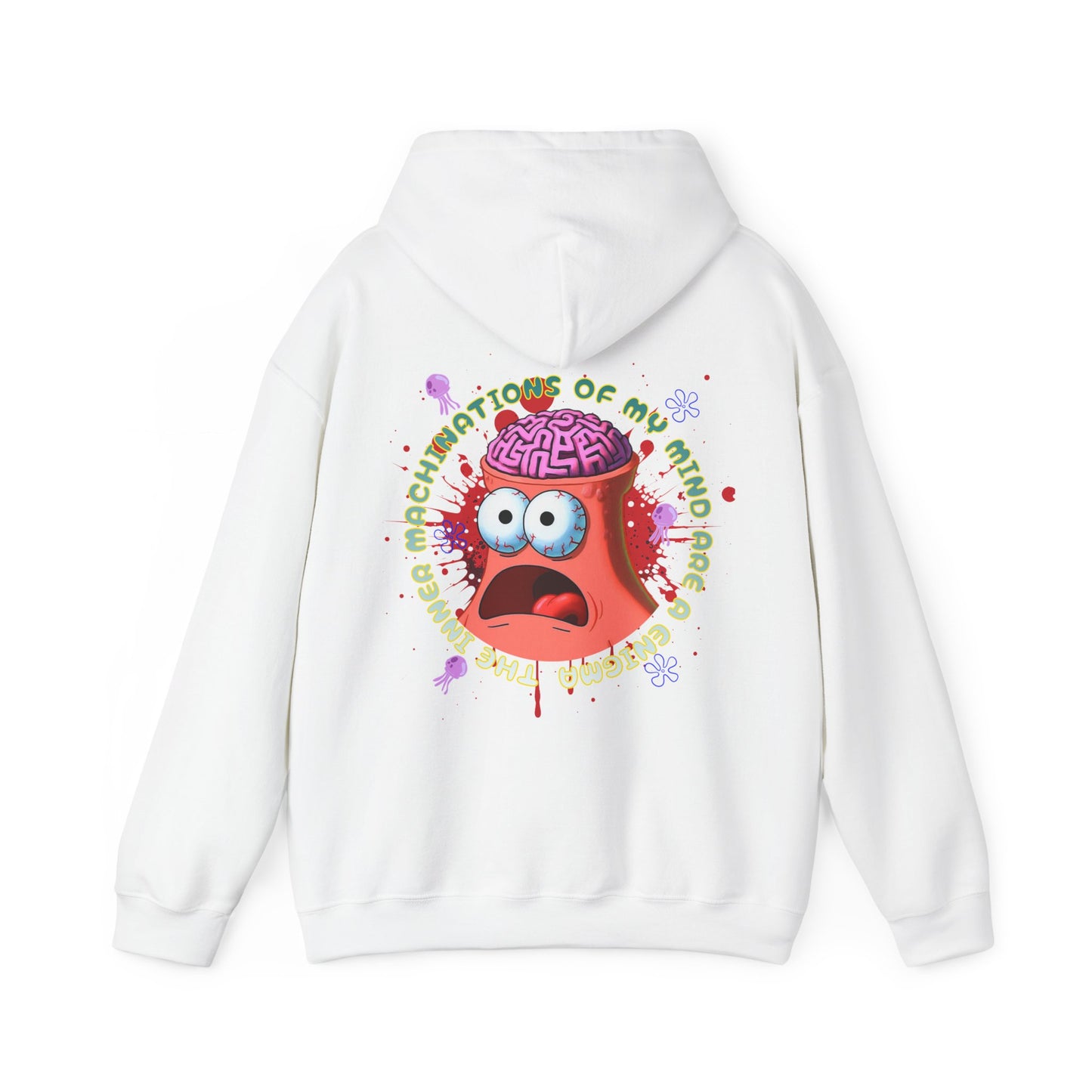 Funny Patrick Star Heavy Cotton Hoodie - Inner Machinations Design