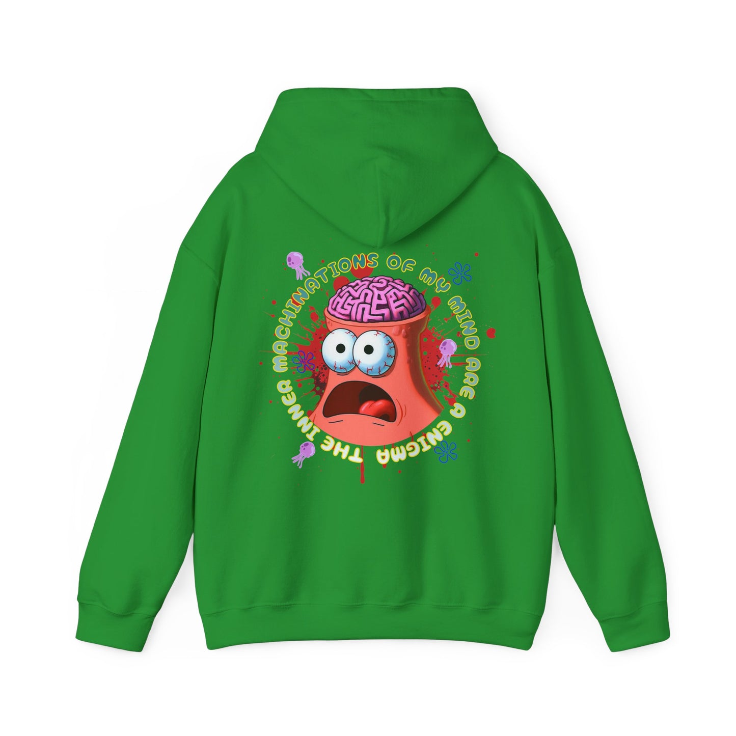 Funny Patrick Star Heavy Cotton Hoodie - Inner Machinations Design