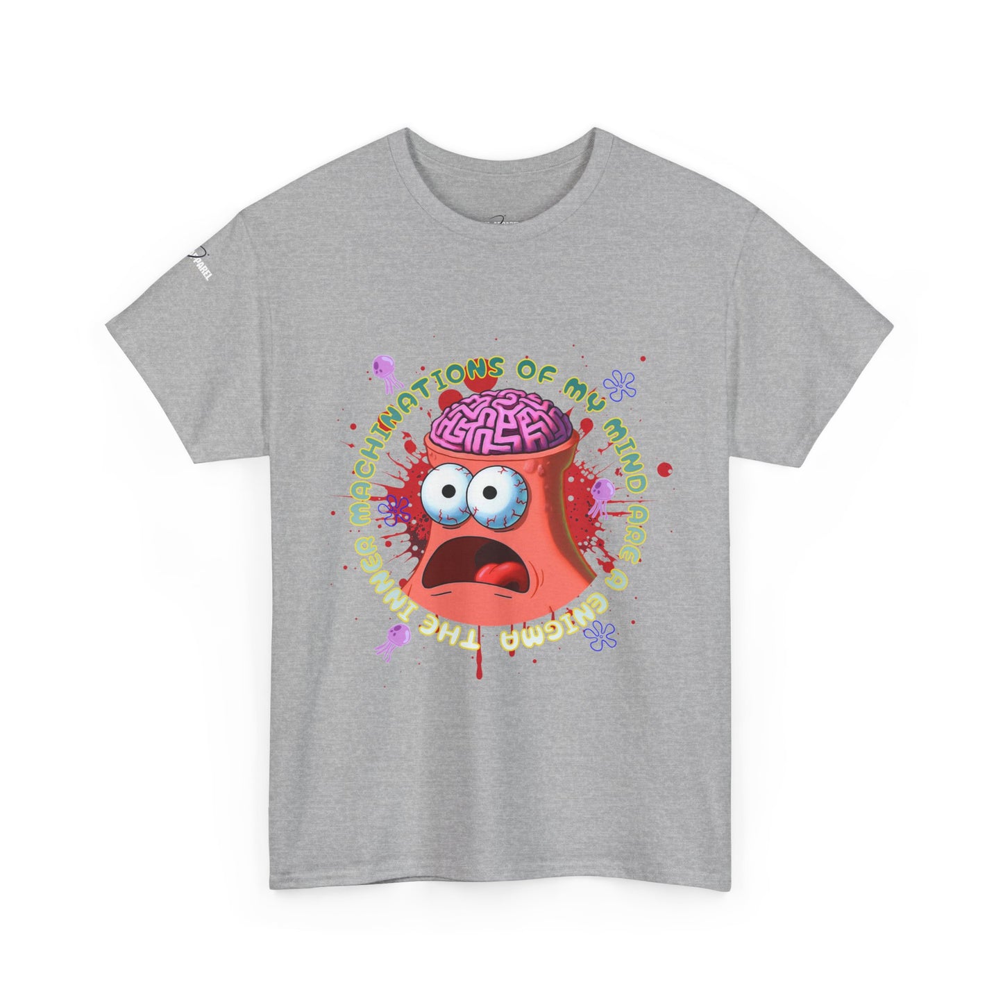 Funny Patrick Star Heavy Cotton Tee - Inner Machinations Design