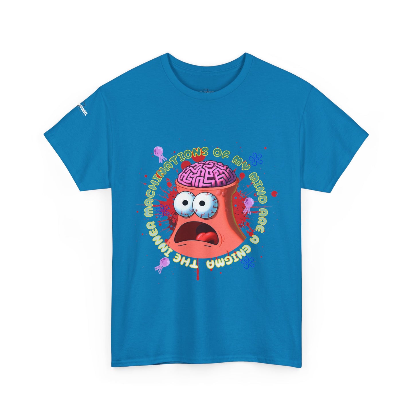 Funny Patrick Star Heavy Cotton Tee - Inner Machinations Design